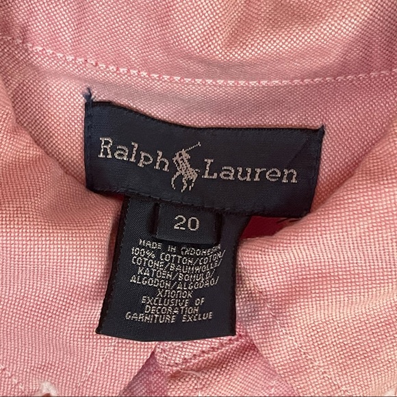 Ralph Lauren Pink Long Sleeve Button Down Shirt 20 - Picture 11 of 12